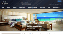 Desktop Screenshot of gosecretsresorts.com